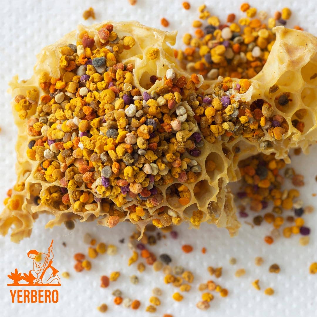 YERBERO - Wholesale Honing - Yerbero Premium bijenpollen korrels in bulk (verschillende maten) | 100% natuurlijk, puur, rauw met zoete rijke smaak | Polen de Abeja Honey 100% natuurlijk5