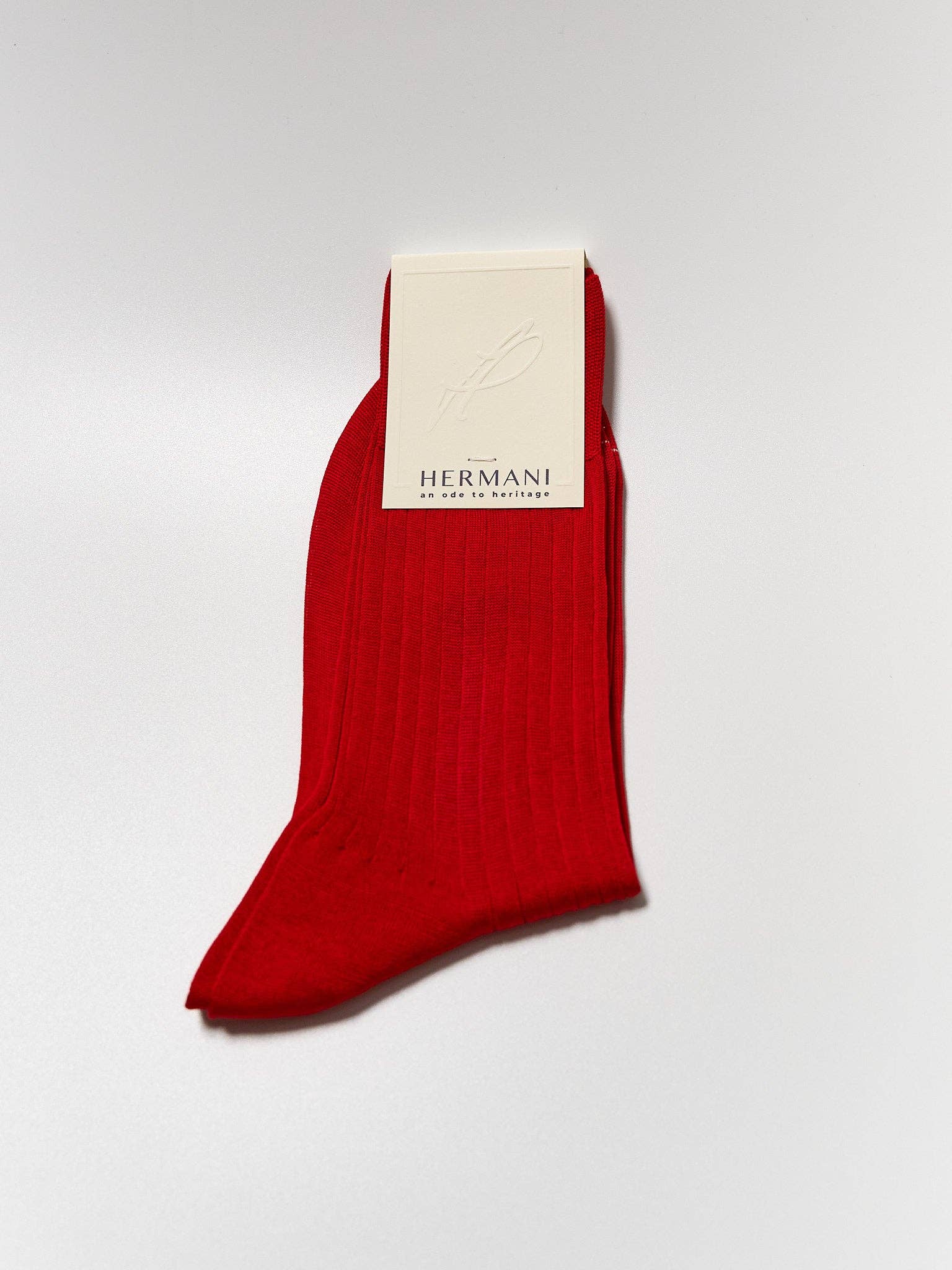 Hermani Heritage – wholesale Socks – Women's – Donna Filo di Scozia Cotton - Scarlatto6
