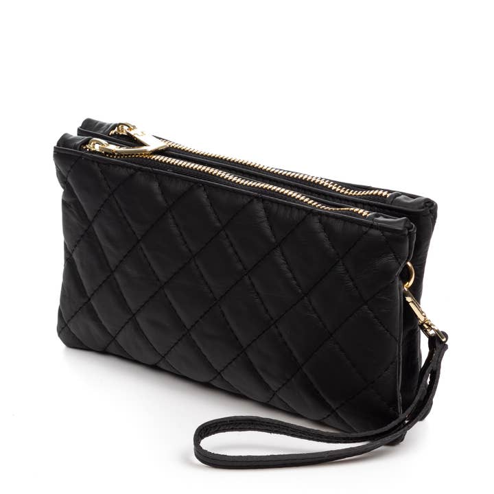 FIRENZE ARTEGIANI - Wholesale Shoulder Bag - Women's - Arcole shoulder bag. Genuine quilted Sauvage leather.2