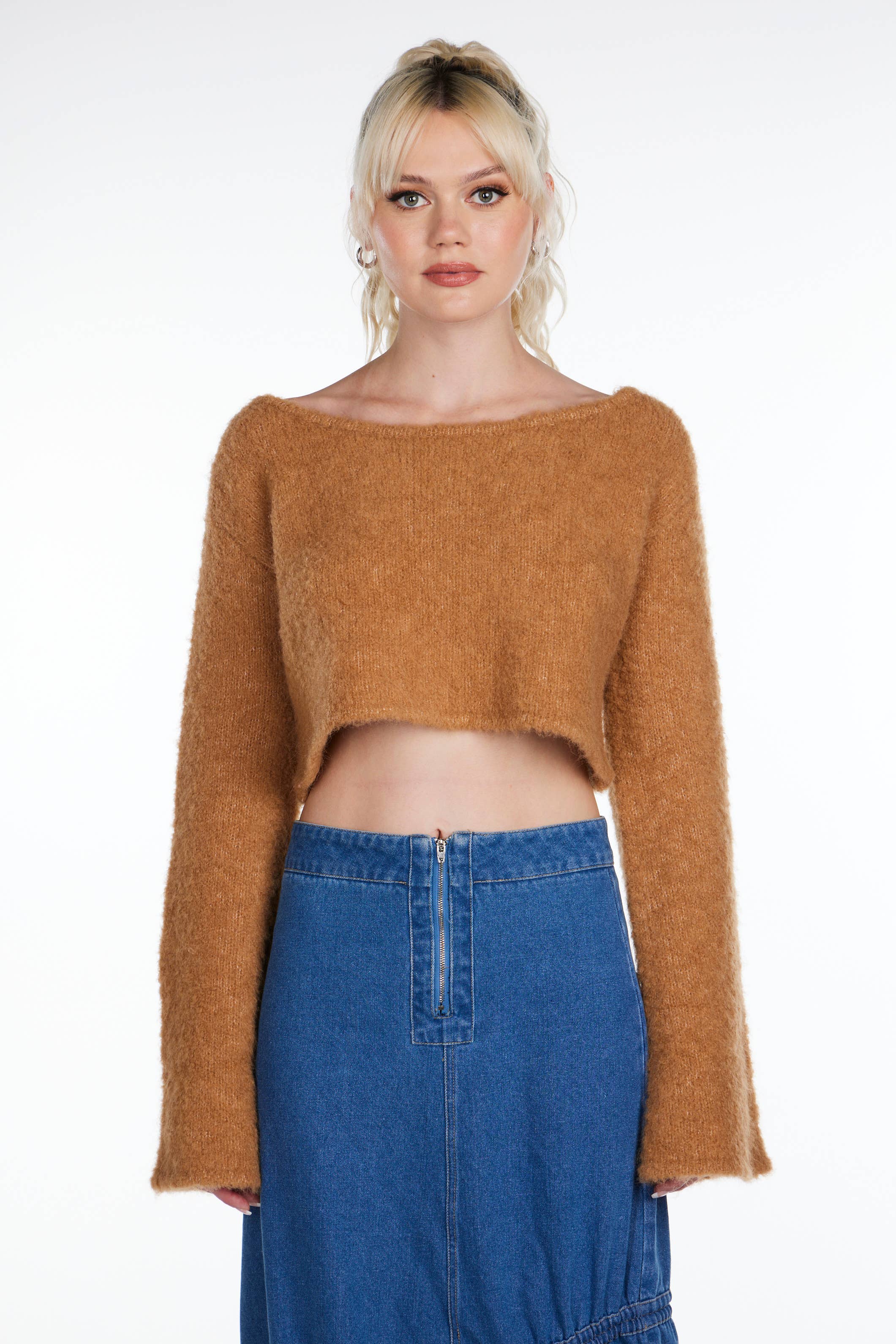 Pretty Damage - Wholesale Knit Sweater - Women's - Stay-in-Bed Knit Sweater2