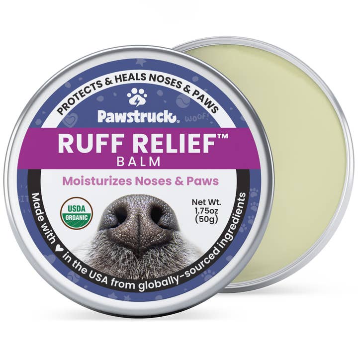 Ruff Relief USDA Organic Nose Paw Wax Balm for Dogs 1.75 oz for wholesale by Pawstruck