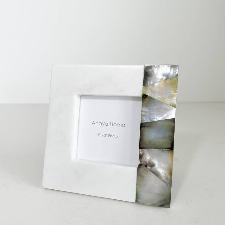 Anaya Home – Großhandel Bilderrahmen – Bilderrahmen aus grauem Perlmuttmarmor4