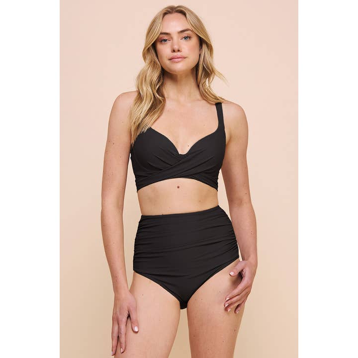 Bikini Top with High Waist Bottoms for wholesale by Allie Rose