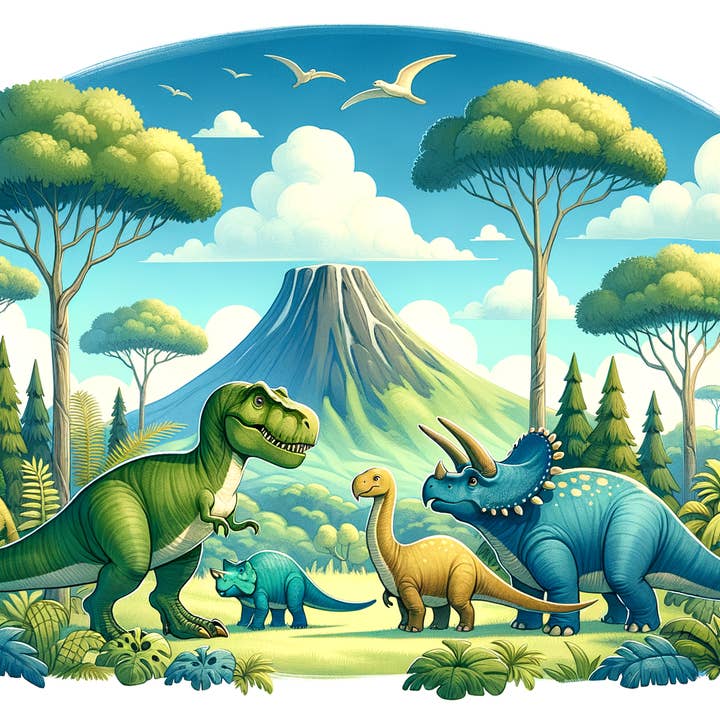Artistry Rack - Wholesale DIY Craft Kit - Kids - Friendly Dinosaur World - DIY Painting By Numbers Kit