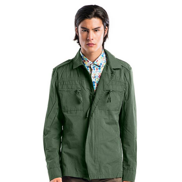Virgoan Wish LLC - Wholesale Jacket - Men's - Chelsea Harbour Jacket | Olive & Lt Khaki