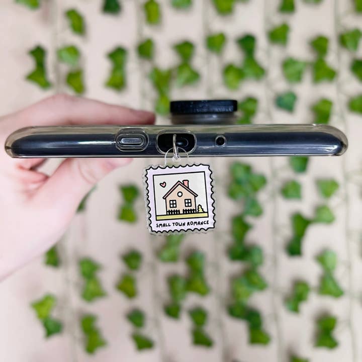 Kindle Charm, Small Town Romance Bookish E-Reader Dust Plug for wholesale by Amberlin Studio