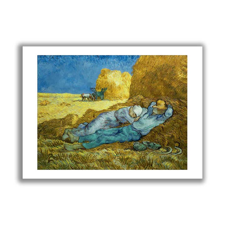 Fine art print Afternoon Siesta Van Gogh unframed wall art for wholesale by Go To Design