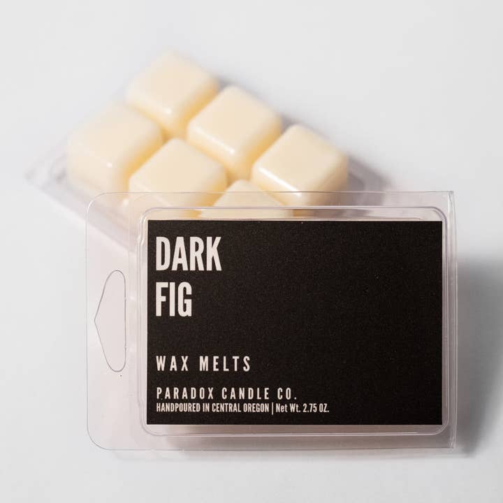 DARK FIG WAX MELTS for wholesale by Paradox Candle Co.