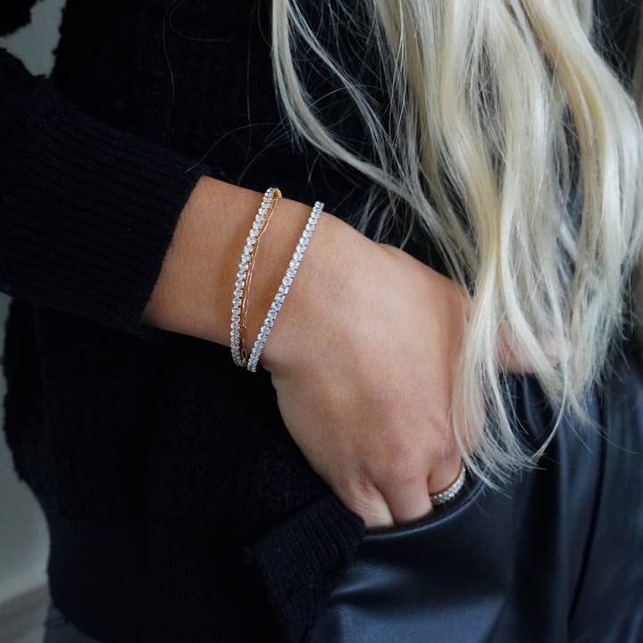 CHANSUTTPEARLS - Wholesale Tennis Bracelet - STRETCHY TENNIS BRACELET 2