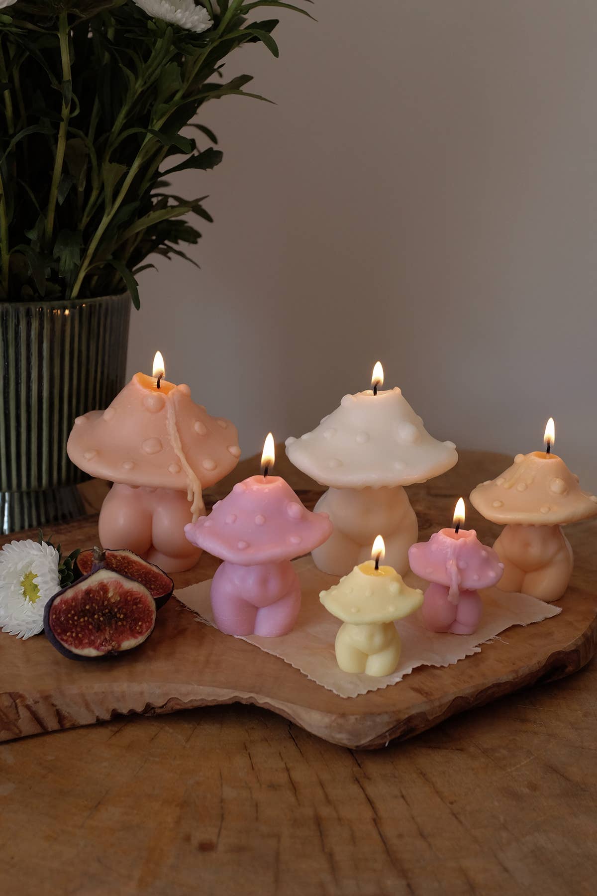 Interlude Candles - Wholesale Novelty candle - Mushroom Goddess Candles | Mushroom Candles
