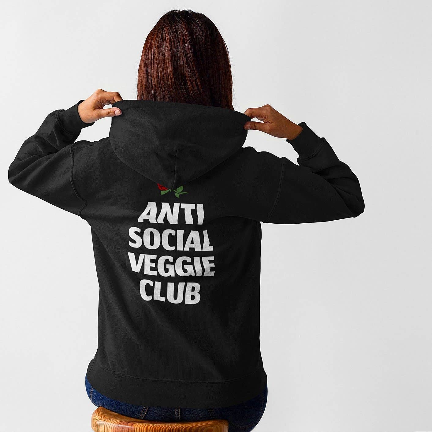 Oat Milk Club - Wholesale Hoodie - Women's - Anti Social Veggie Club - Organic Cotton Hoodie5