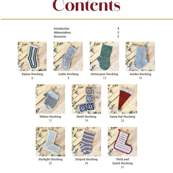 National Book Network - Wholesale Book - Adult - Crochet Christmas Stockings: 10 Delightful Designs