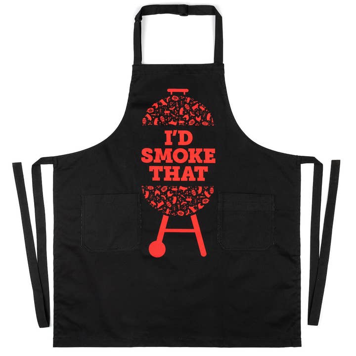 Lavley - Wholesale Apron - I'd Smoke That Apron - Funny Grilling Apron2