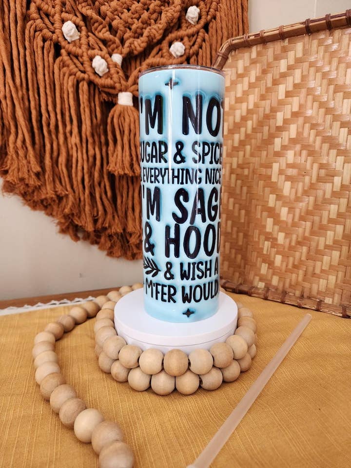 Bicchieri dritti in acciaio inossidabile da 20 once, bicchieri Witchy per la vendita all'ingrosso da parte di Gifts by AnnLee