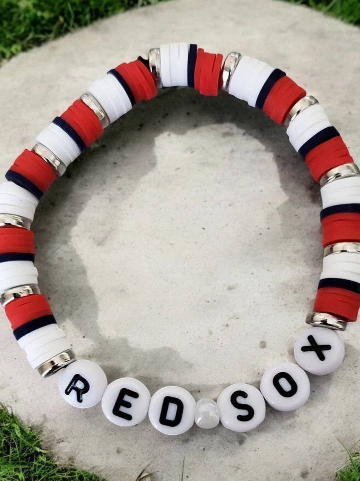 Pulseira Boston Red Sox por atacado de Ka_Creative_Art