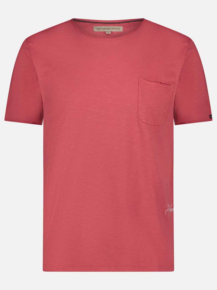 Collins | Everyday Men's Lightweight Soft Cotton T-Shirt for wholesale by Amsterdam Heritage Leather Belts, Bags, Jackets & Apparel