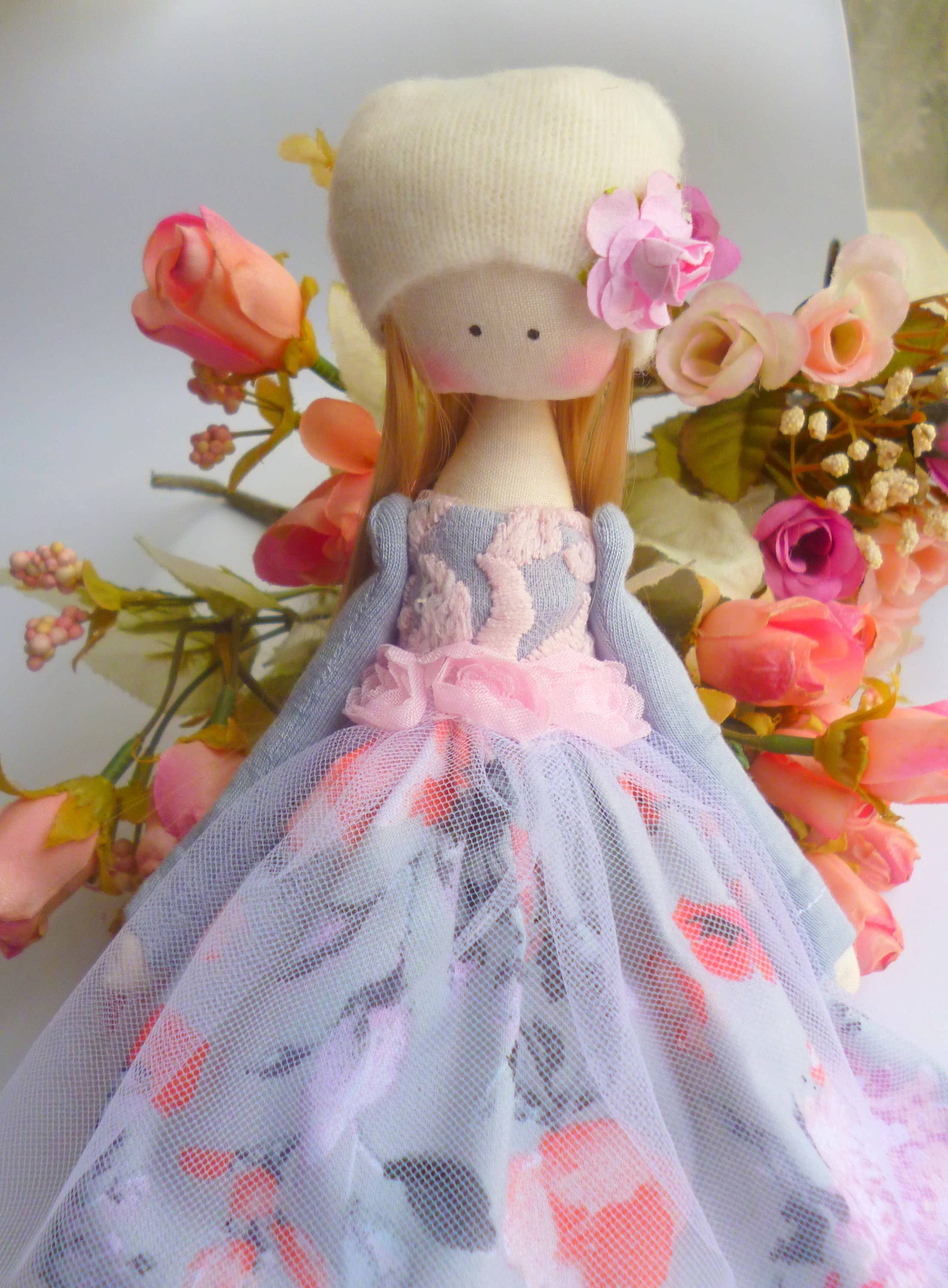 ChernikovaNataliya – wholesale Doll – Kids – Handmade Doll, Tilda Dolls, Decorative Doll, Shabby Chic Nursery, Little Girl Toys, Shabby Cloth Dolls,Ballerina Doll.Fabric Doll.8