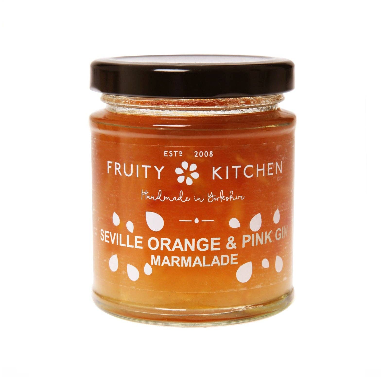 The Fruity Kitchen – Großhandel Marmelade/Gelee – Orange & Pink Gin Marmalade: Geschenkkorb/Einzelhandel