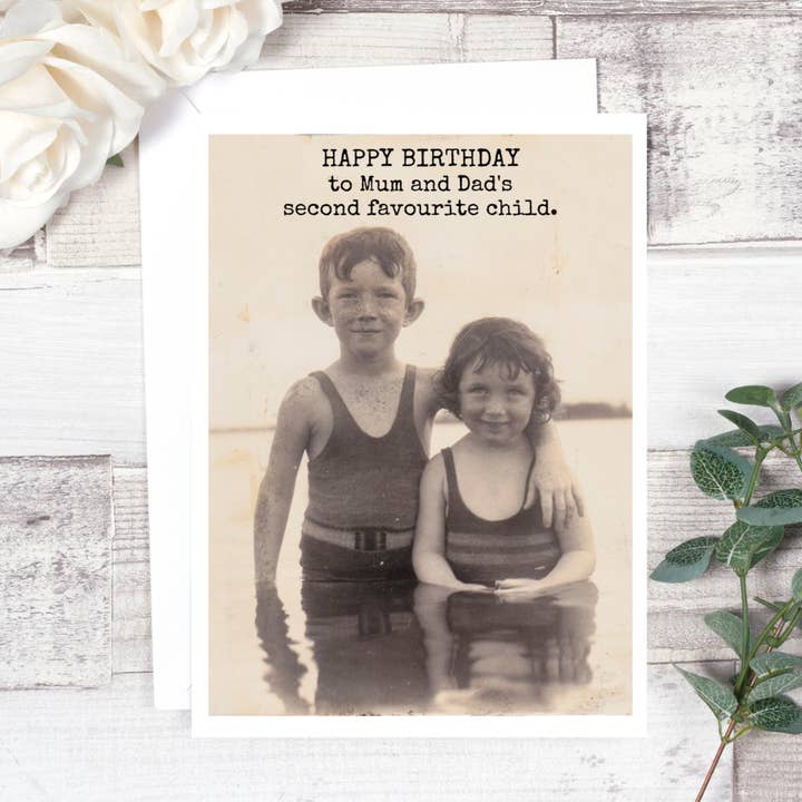 Happy Birthday To Mum And Dad's... Birthday Card. 630 for wholesale by Raven's Rest Studio