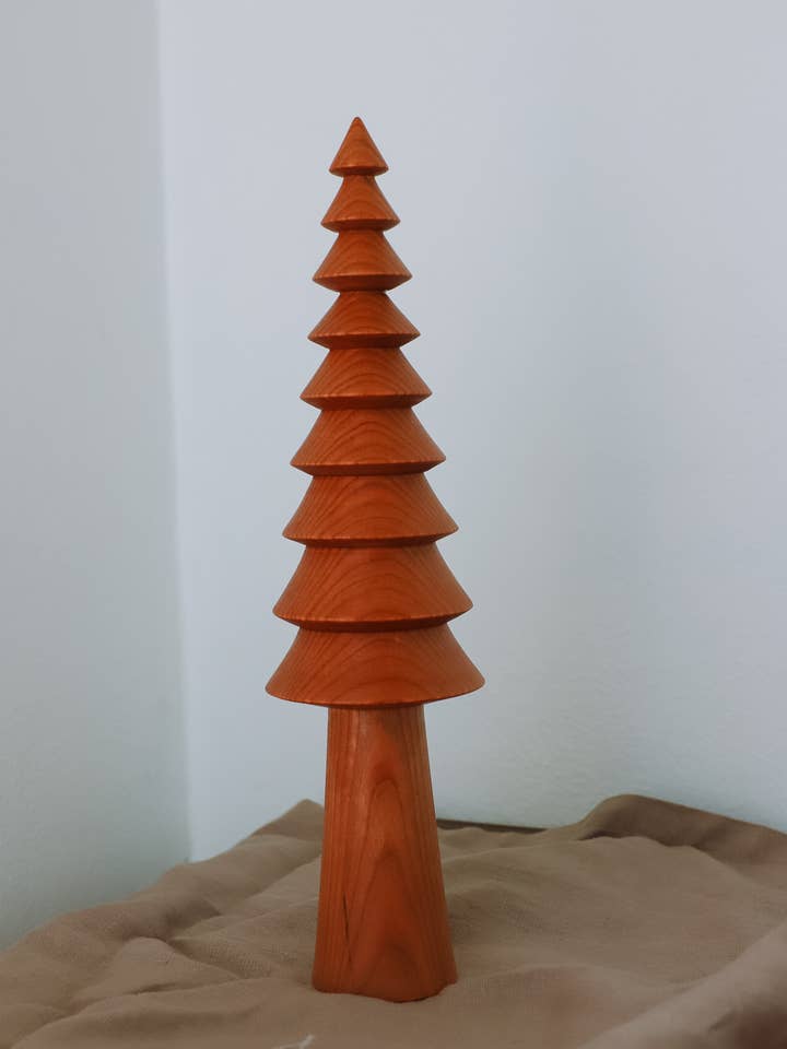 'Douglas Fir' - Large Full Size Hardwood Christmas Tree for wholesale by Make It Slow | Modern Woodworking the Old Fashioned Way