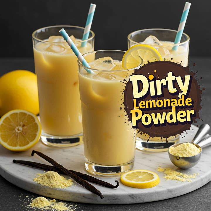 Dirty Lemonade Powder - Vanilla-Cream Based Lemonade Powder for wholesale by Dirty Soda Powder