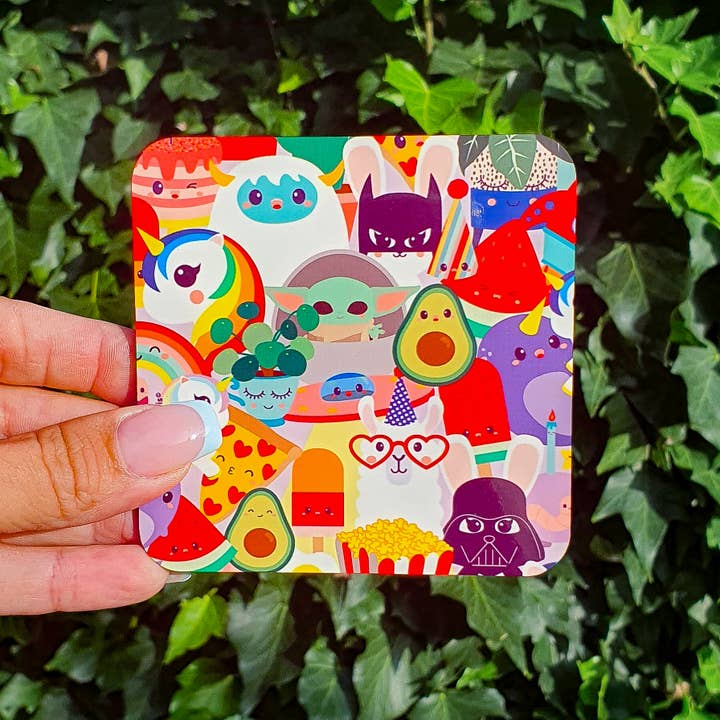 Studio Inktvis - Wholesale Coasters - Coaster Studio Inktvis cute kawaii Characters