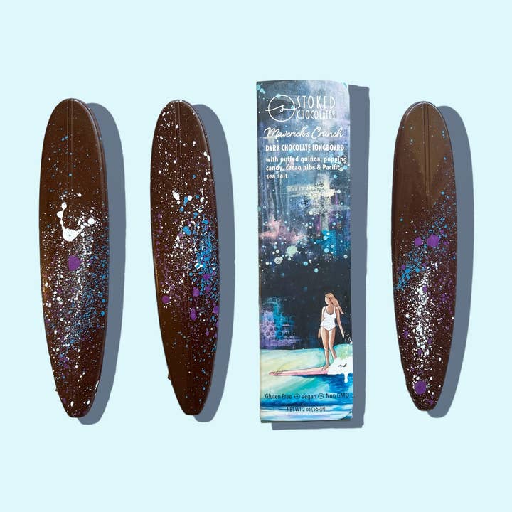 Stoked chocolates - Wholesale Chocolate bar - Maverick’s Crunch Bar0