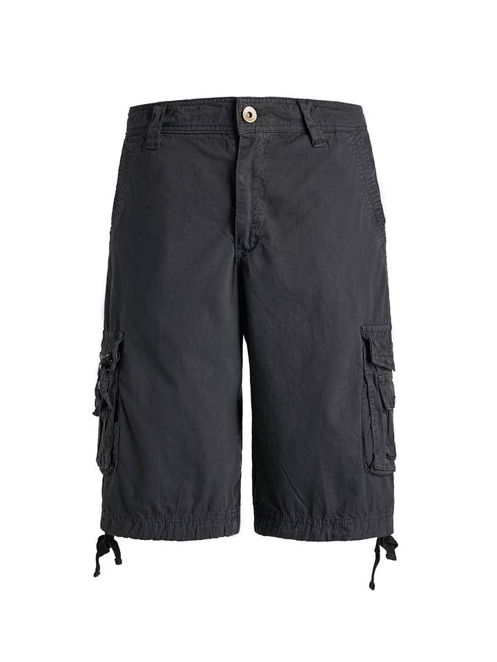 LeeHanTon Men's Twill 100% Cotton Cargo Shorts PLUS for wholesale by LeeHanTon