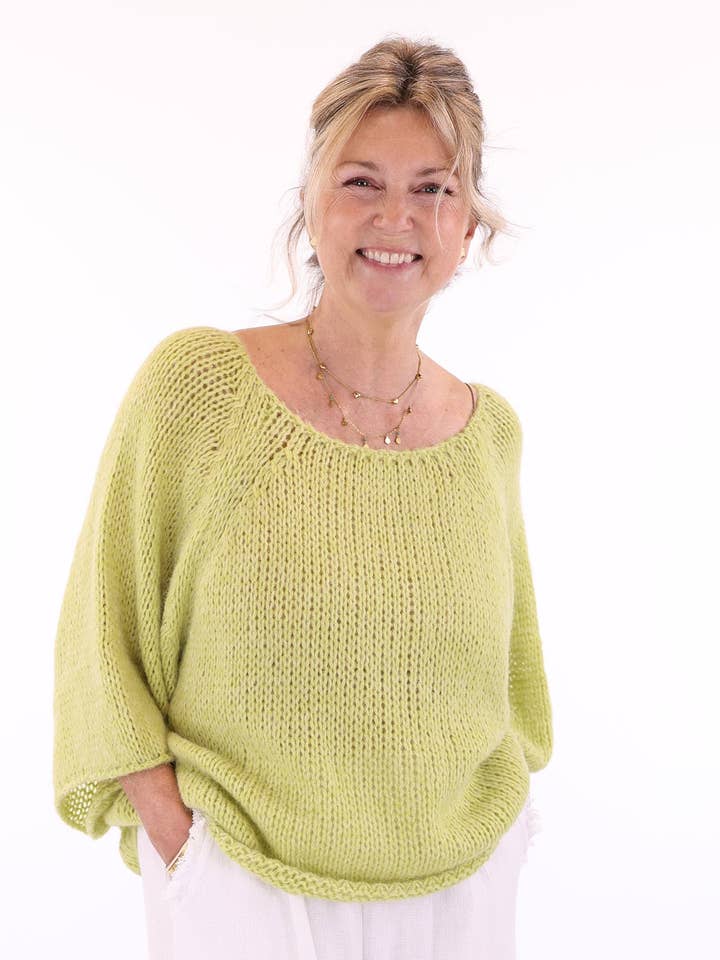 Cadenza Italy Ltd - Wholesale Knit Sweater - Women's - Alpaca Blend Swing Jumper13