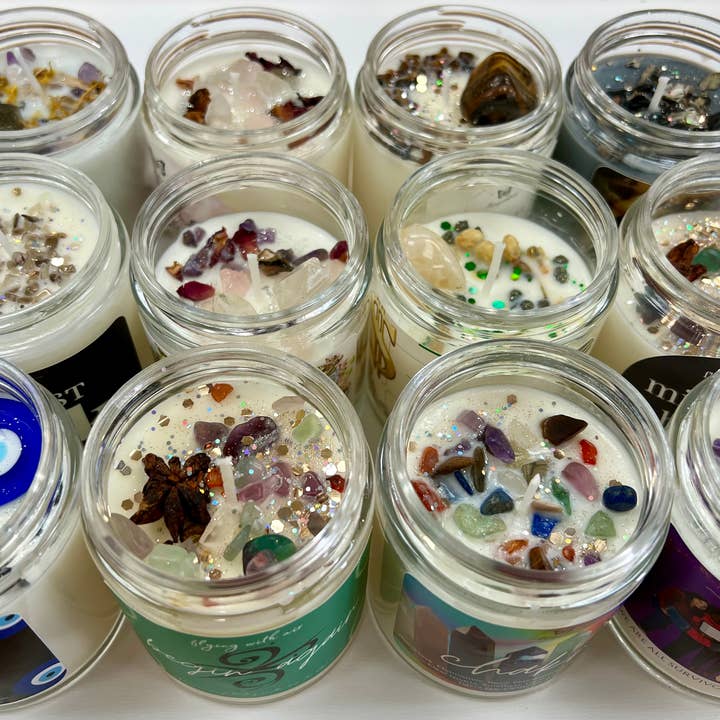 Element Apothecary – wholesale Burkljus – Variety Sampler Crystal ljus w/etiketter uppsättning av 9