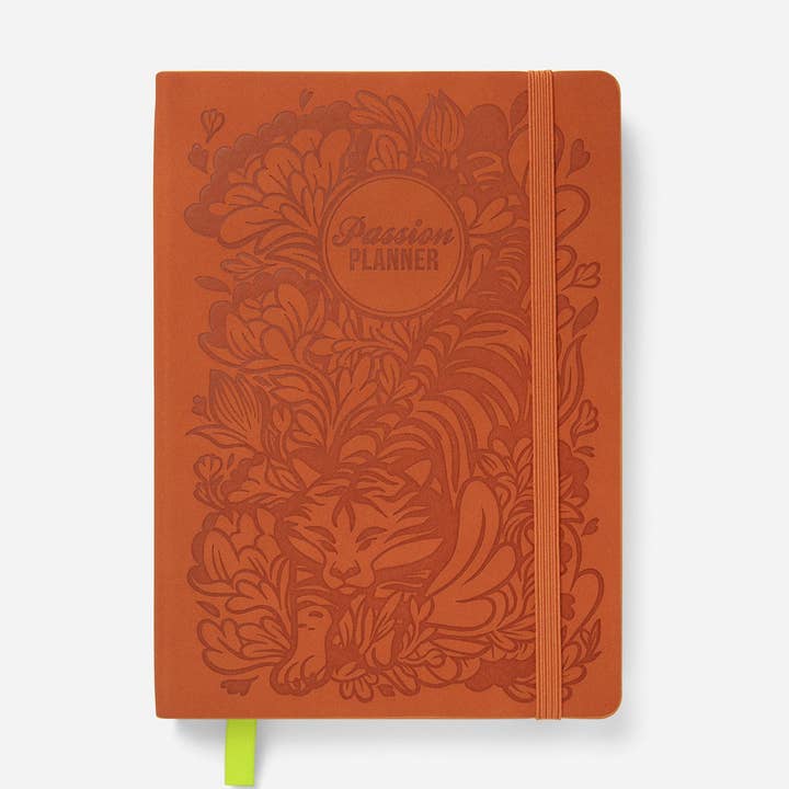 Daily Planner - Undated - Tiger Orange for wholesale by Passion Planner
