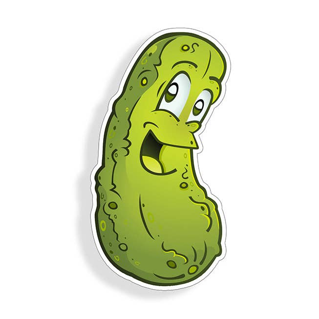 Dill Pickle Sticker for wholesale by Real Sticky