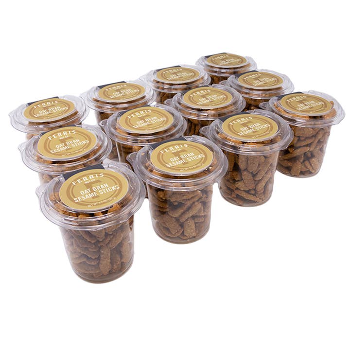 Ferris Coffee & Nut Co. - Wholesale Crackers - Oat Bran Sesame Sticks 3.5 oz.1
