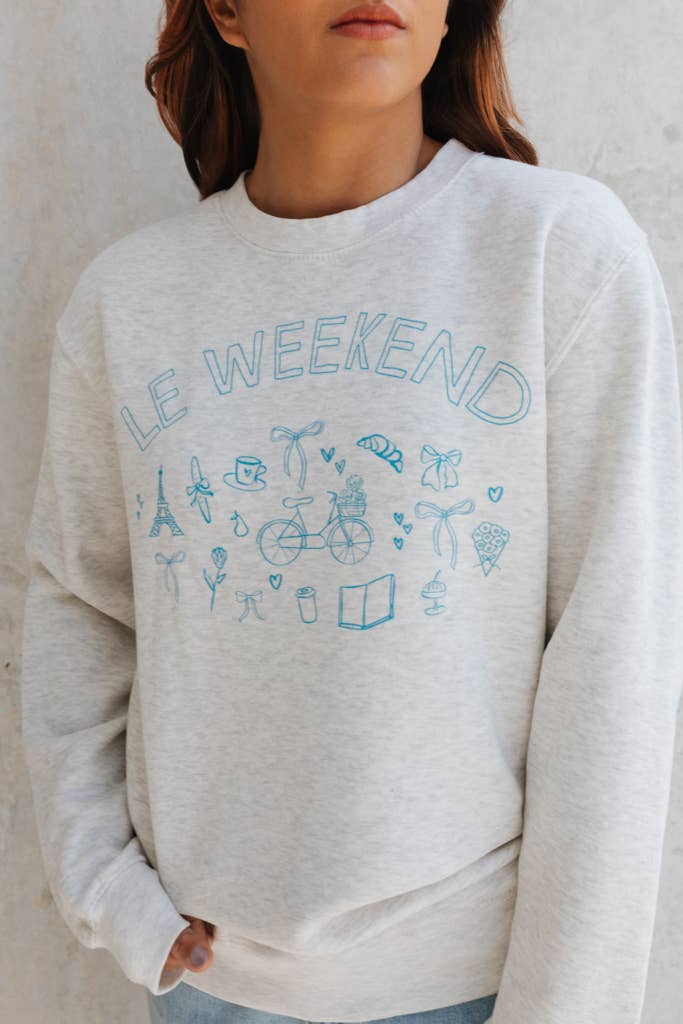 Crowned Free - Wholesale Graphic Sweatshirt - Women's - Le Weekend Sweatshirt  5