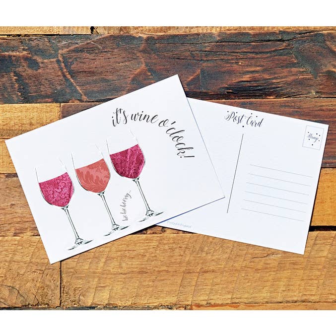 Cartoline - Ora del Vino (Pc1) per la vendita all'ingrosso da parte di White Cotton Cards