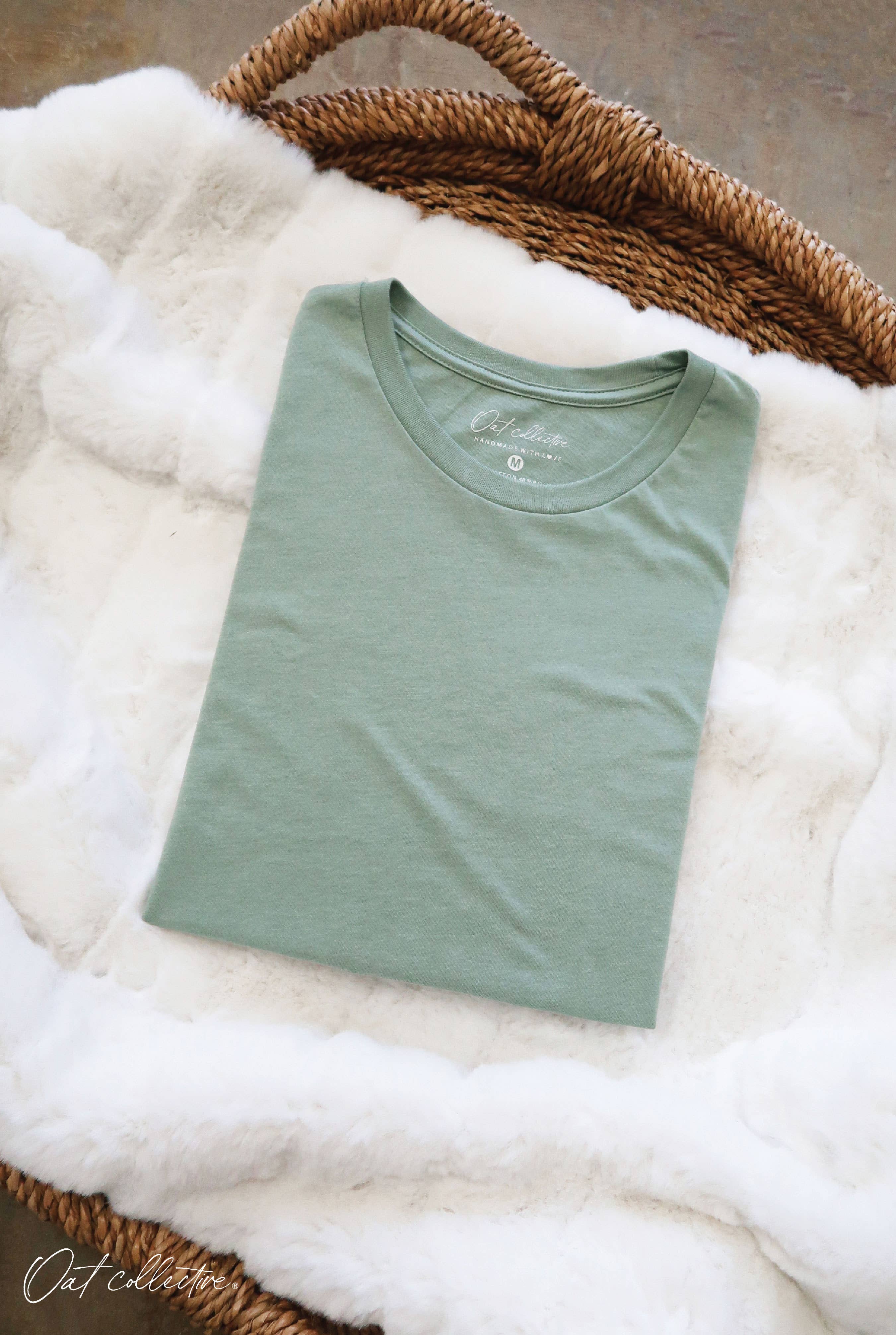 OAT COLLECTIVE - Vendita all'ingrosso Maglietta serigrafata - Donna - Maglietta Basic Solid1