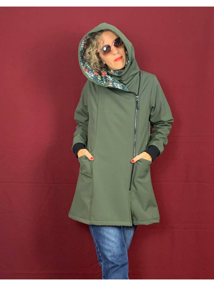 La Compiano - Wholesale Coat - Women's - Rex coat - Green1