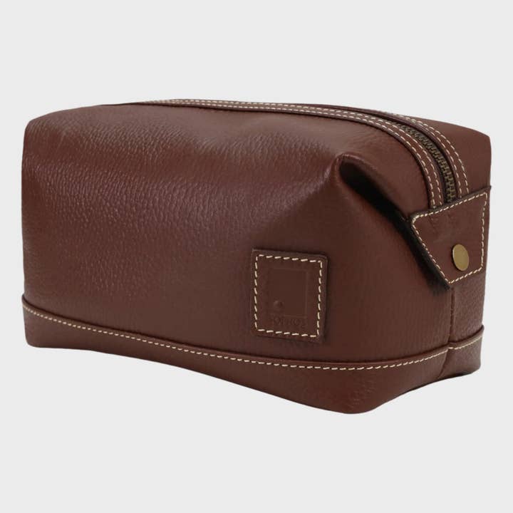 Necessaire de Couro Costurado Attire por atacado de Sophos