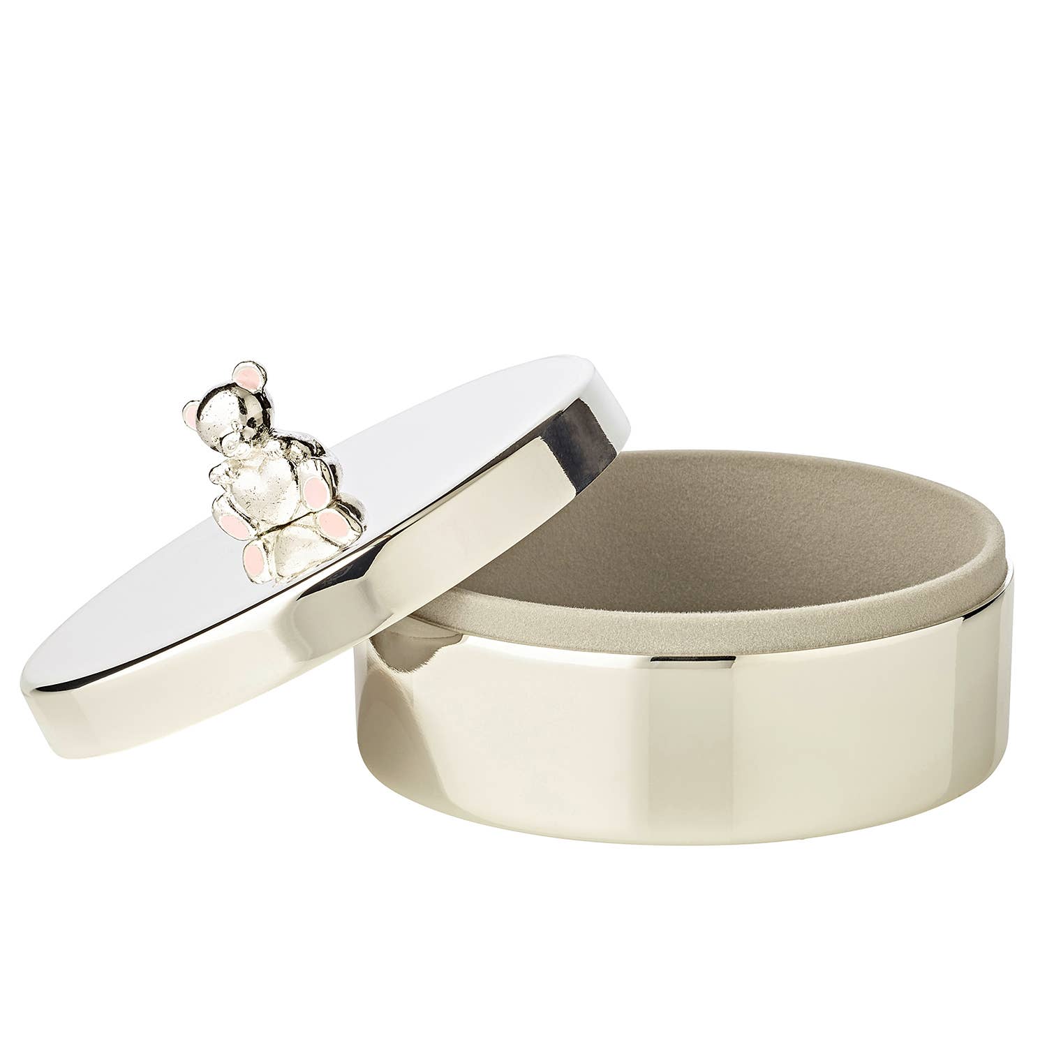 EDZARD - Wholesale Jewelry Box/Organizer - Tooth Box Jewelry Box Mama Bear, silver-plated1