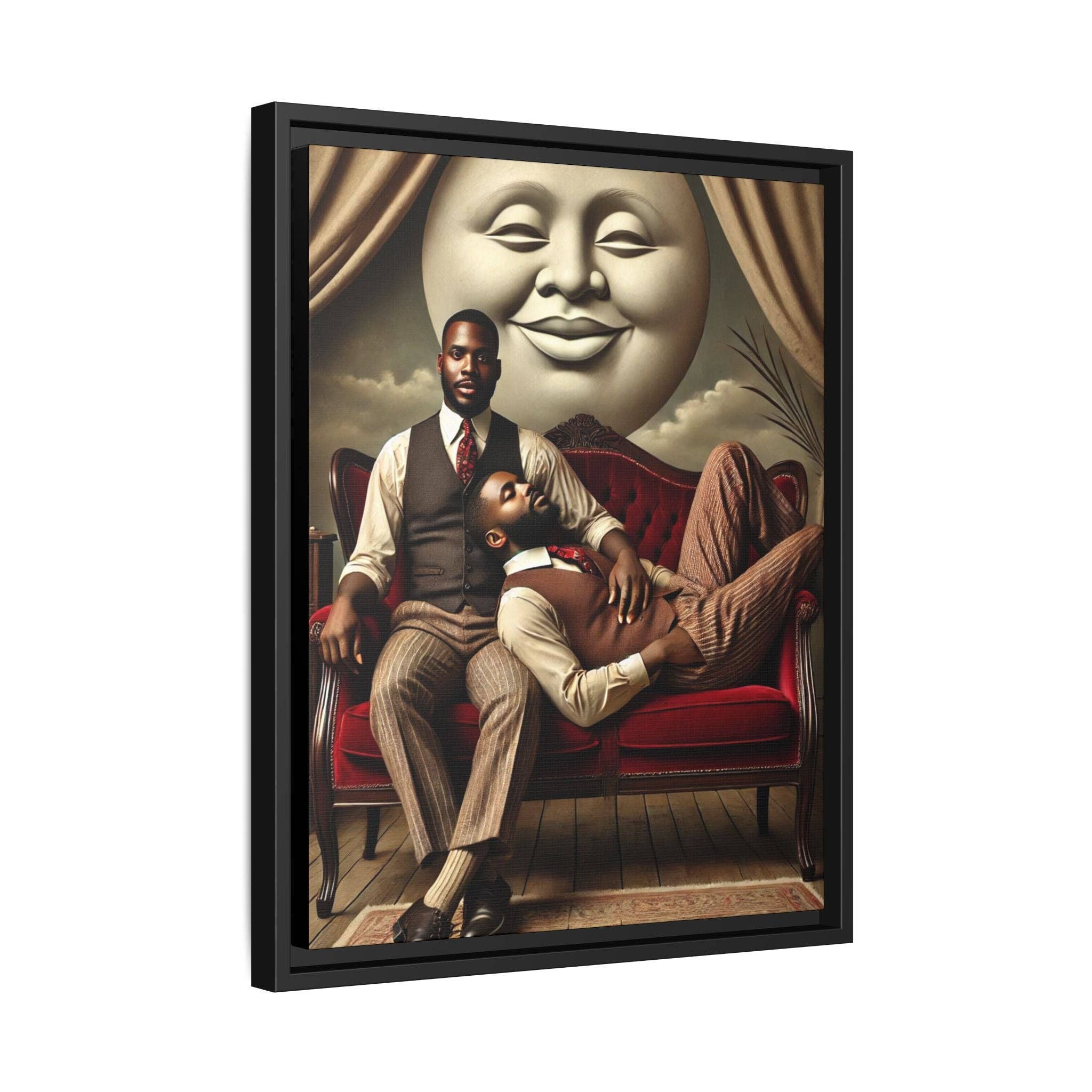 Walt & Pete - Wholesale Art Print - Missing Art Studies - Man In The Moon 00612