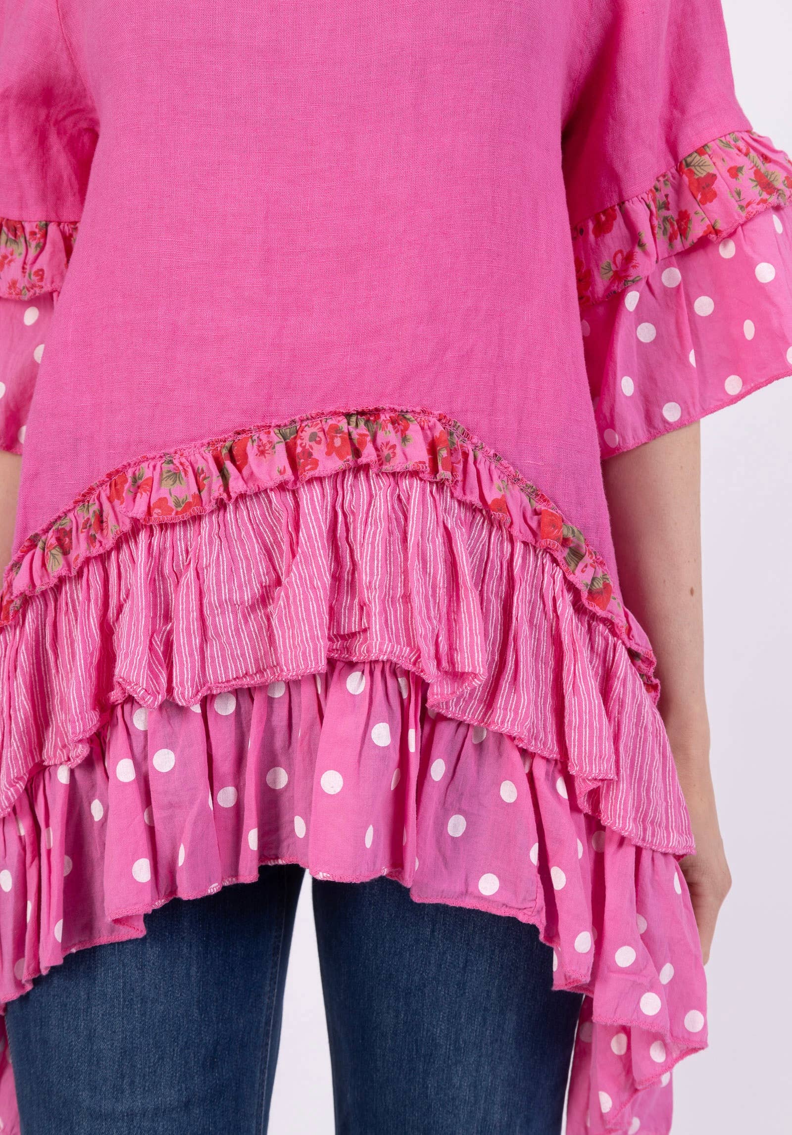 LINEN & COTTON HOUSE - Wholesale Jurk - Dames - JURK IN LINNEN 861221