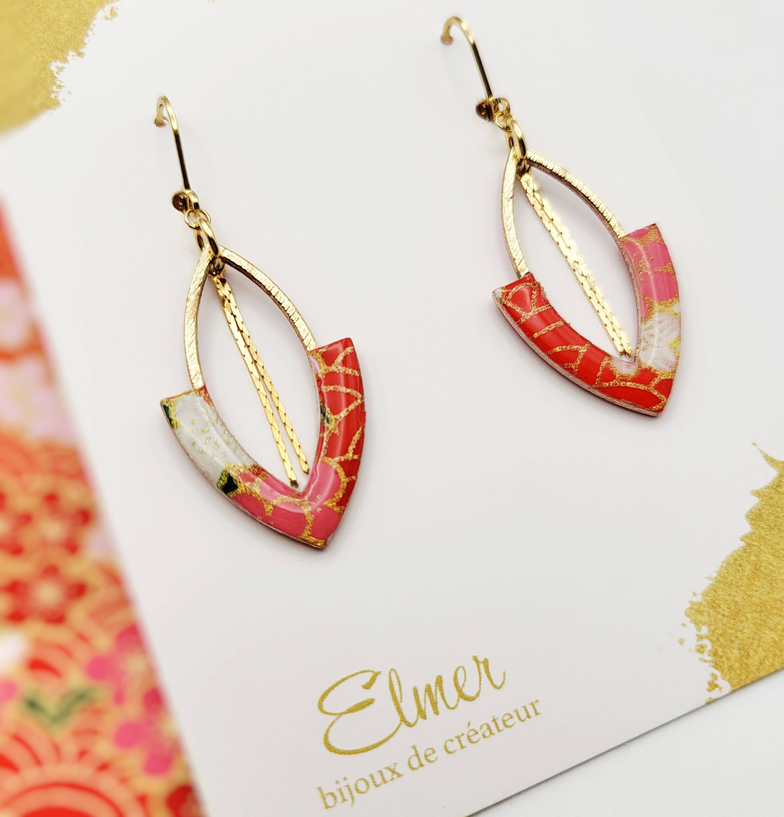 Elmer - Wholesale Tassel Earrings - KOKI earrings, medium size / 4 colors1