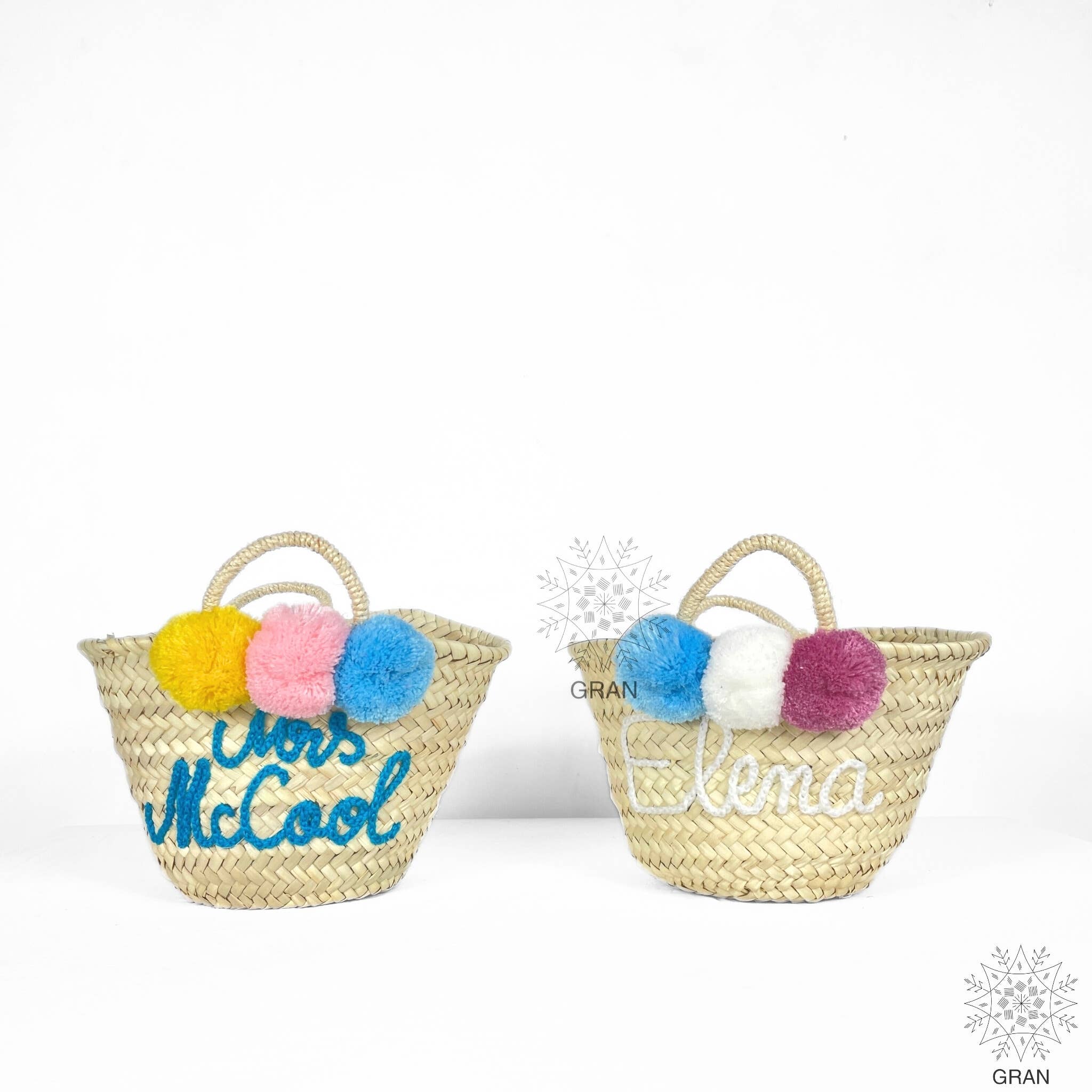 Gran Wholesale – Saco de praia por atacado – Bolsa de praia de palha personalizada para o verão, cesta de praia.14