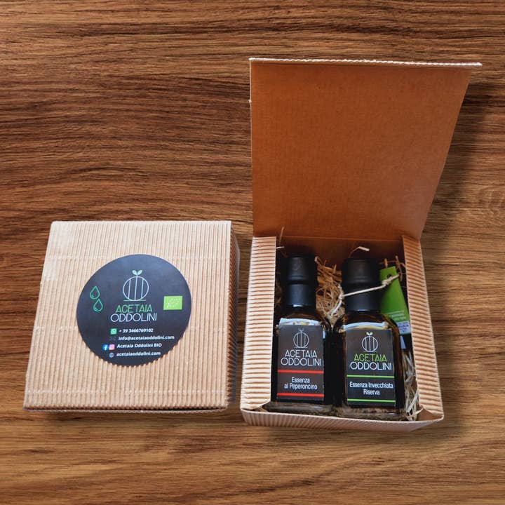 Caja con esencias aromatizadas añejas para venta al por mayor de Acetaia Oddolini