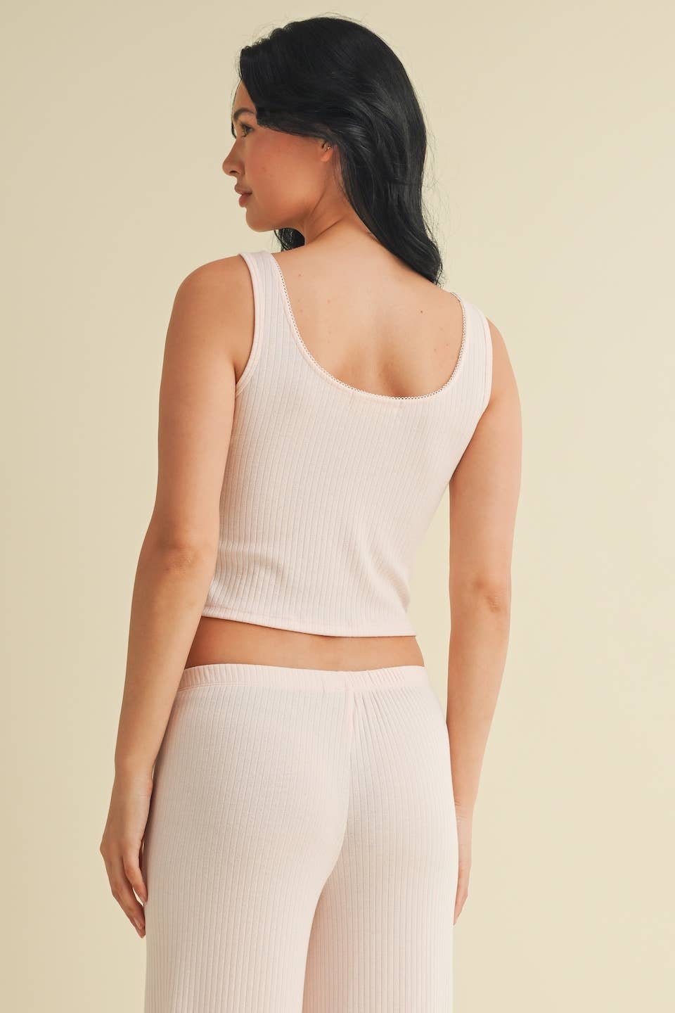 KIMBERLY C - Venta al por mayor Camiseta sin mangas - Mujer - Camiseta de Tirantes Punto Calado Lounge23