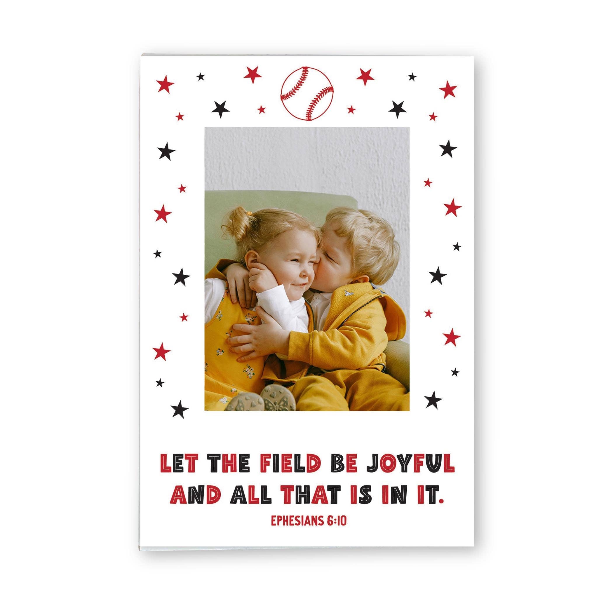Clairmont & Co - Wholesale Picture Frame - Baseball Frame, Let The Field Be Joyful Baseball0
