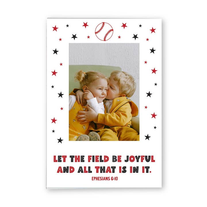 Clairmont & Co - Wholesale Picture Frame - Baseball Frame, Let The Field Be Joyful Baseball0