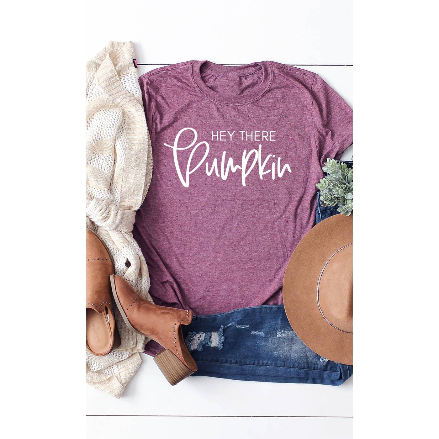 Kissed Apparel - Wholesale Screen Printed T-Shirt - Women's - Hey There Pumpkin Graphic Tee11