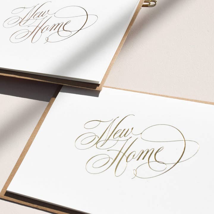 Jennifer Tune - Wholesale Congratulations Card - New Home, Hot Foil Greetings Card3