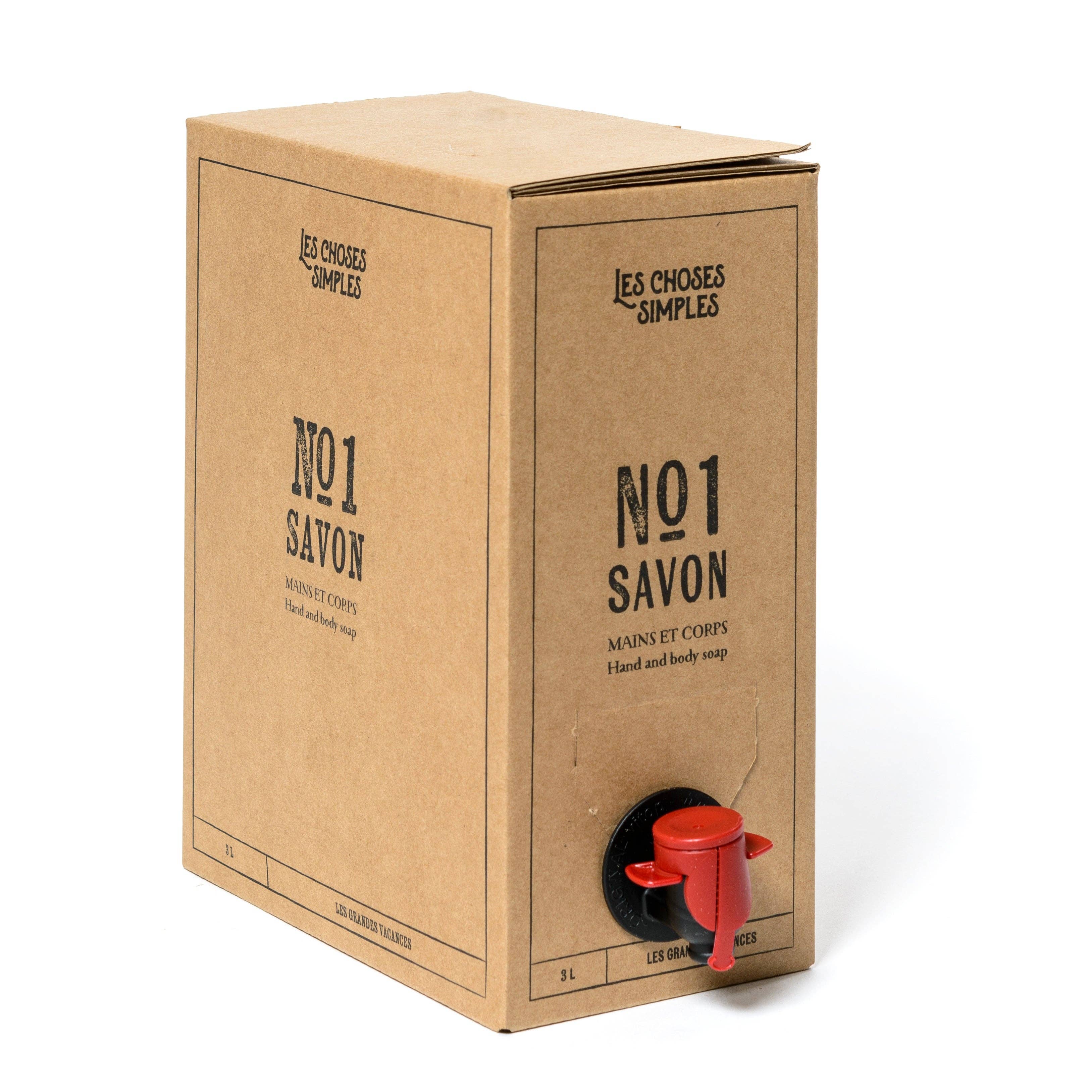 Les Choses Simples - Wholesale Hand soap/wash - Eco-Refill Hand & Body Soap (Bulk) -Nr1 Amber (3L)0